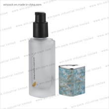 Winpack Customized 30ml Mold Frosted Square Glass Bottle 3D Printing on Cap